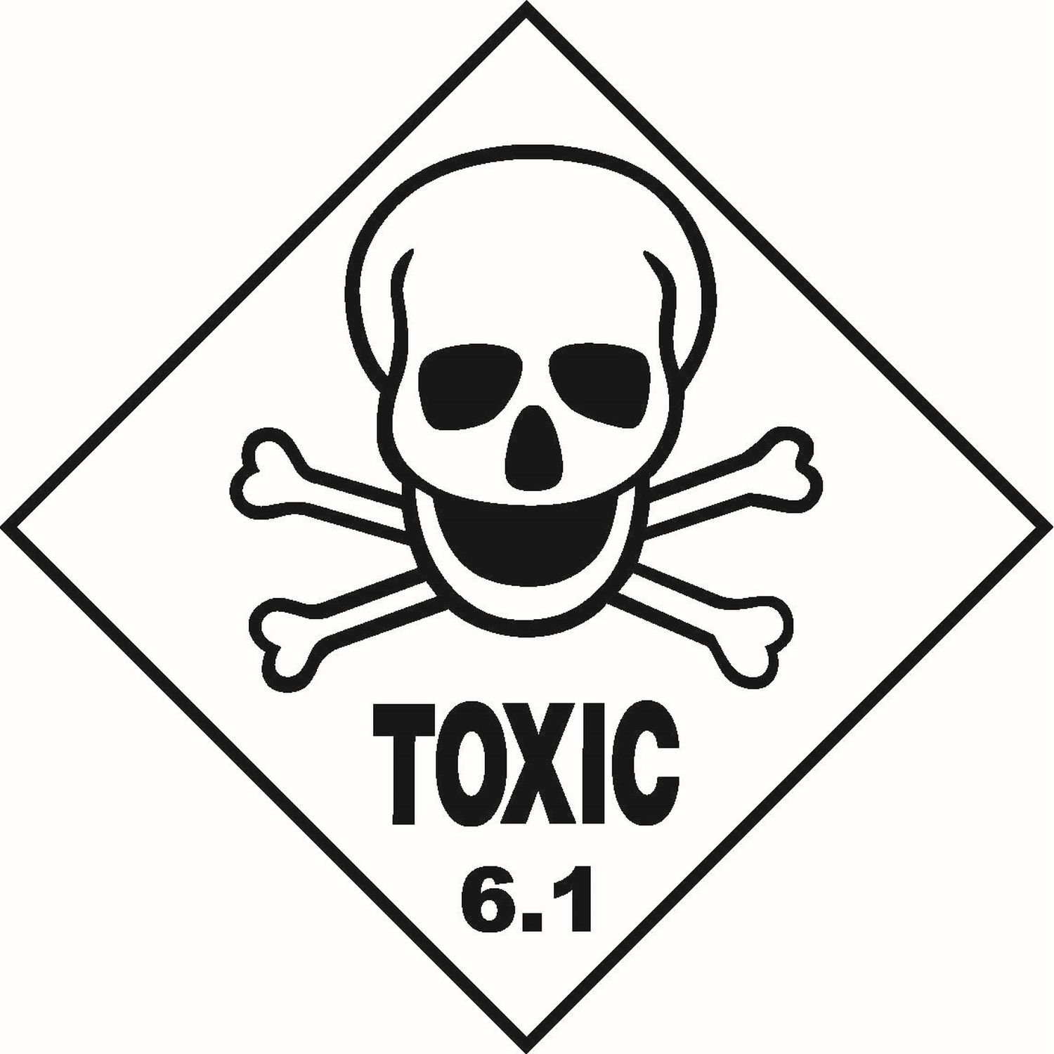 Hazchem Class 6.1 Toxic Diamond