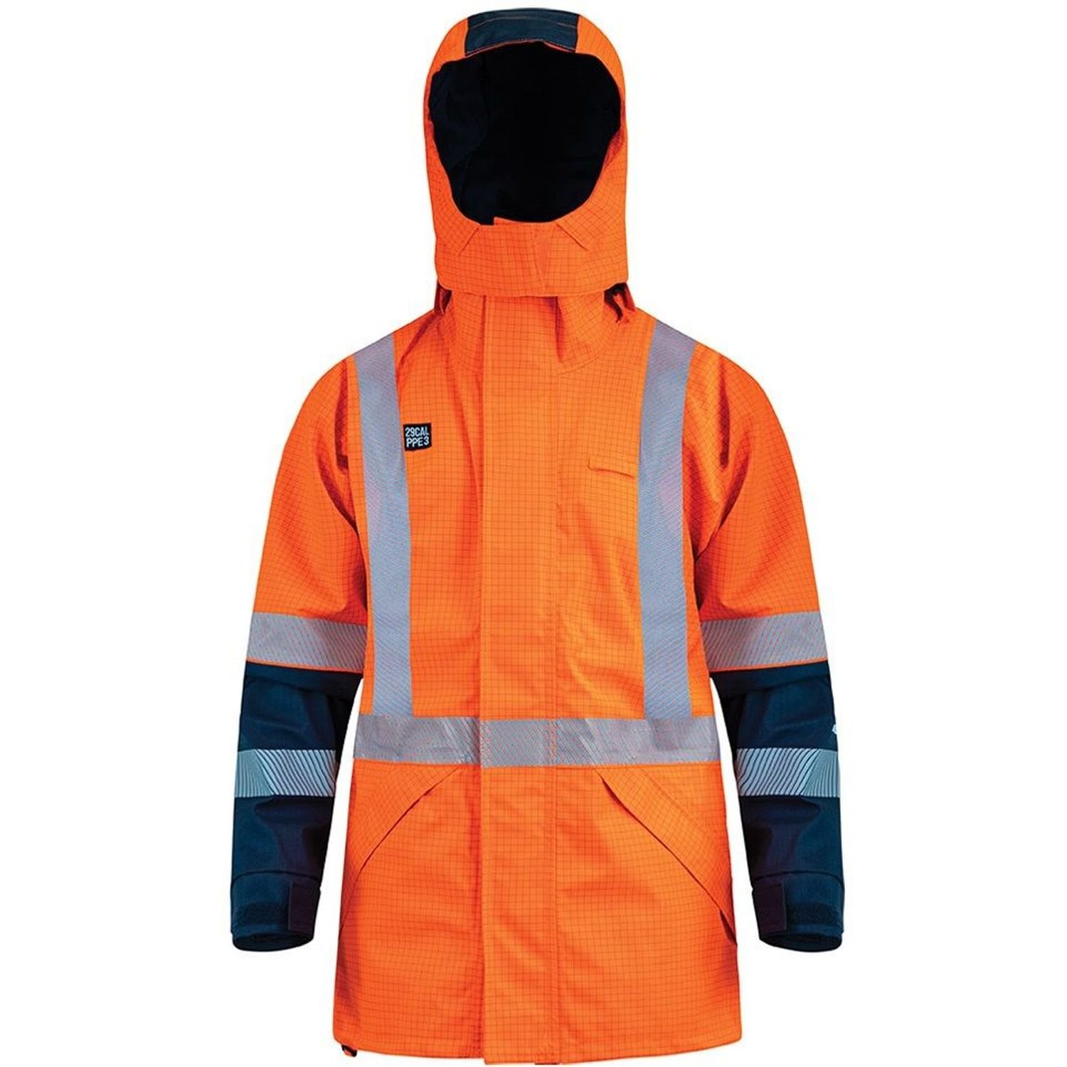 Arcguard Hi Vis TTMC-W Fire Retardant 29 Cal Rain Jacket 20,000mm