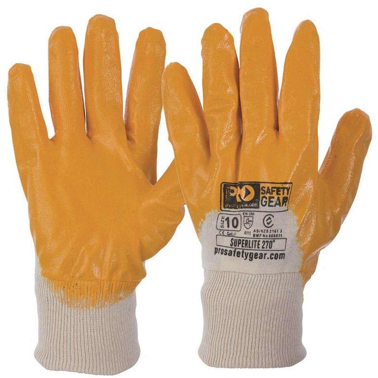 SuperLite 3/4 Dip Nitrile Glove Pkt 12